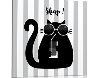 [Les plus sélectionnés] tableau chat avec lunette 256128-Tableau chat avec lunette