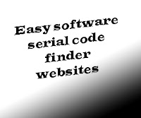 easy software serial code finder websites,crack