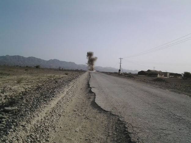 Damaged roads of Awaran