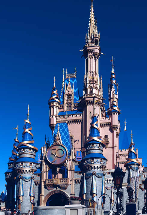 Magic Kingdom 50 Castle Walt Disney World