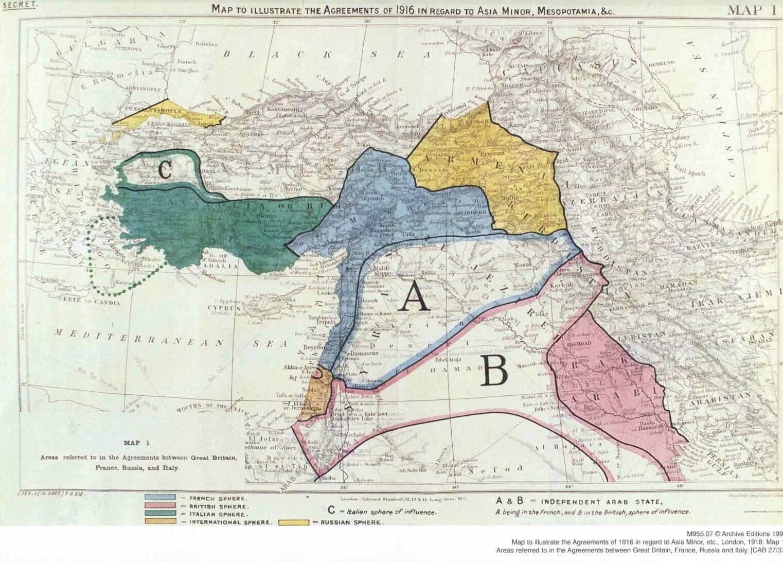 100 Tahun Lalu Sykes-Picot Memulai Malapetaka untuk Timur Tengah