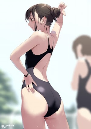 Swimming Free download anime wallpaper - Random fan art #011