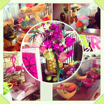 A Luau Them is Perfect for a Baby Shower - True Blue Style Event Planning