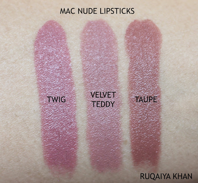 Ruqaiya Khan: Best MAC Nude Lipsticks ft. Mehr, Mocha, Twig