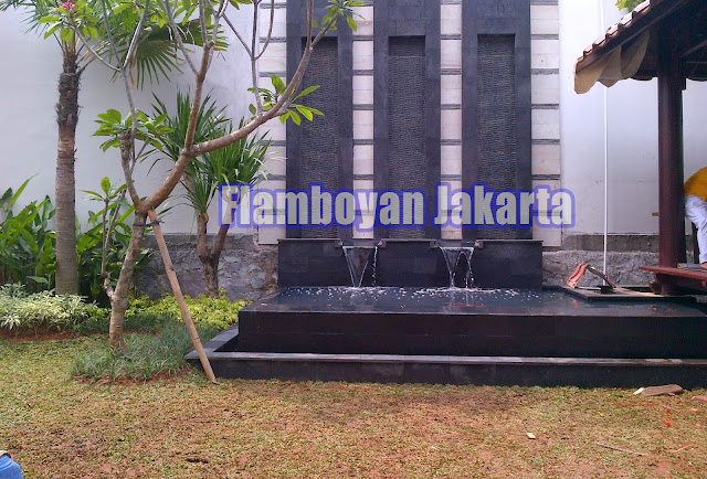 Jasa Tukang Taman Jakarta Timur Koleksi Foto Desain Waterwall Air mancur batu alam