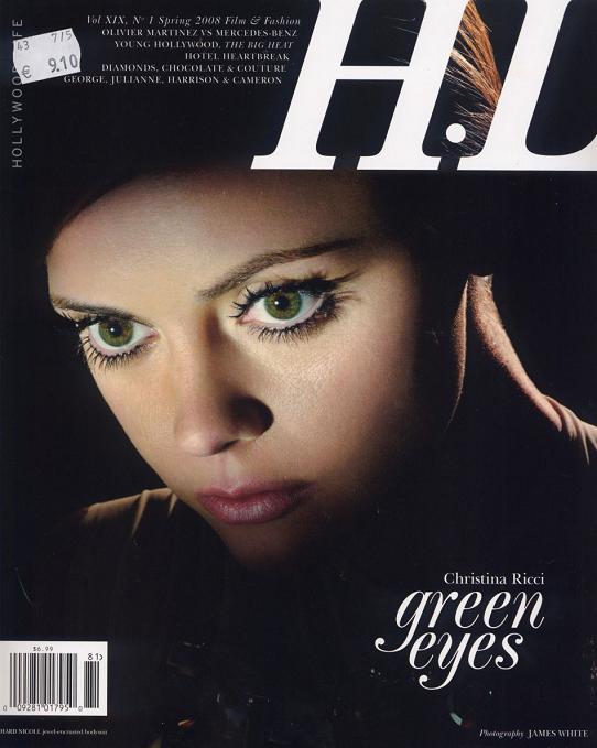 christina ricci olhos verdes hollywood magazine