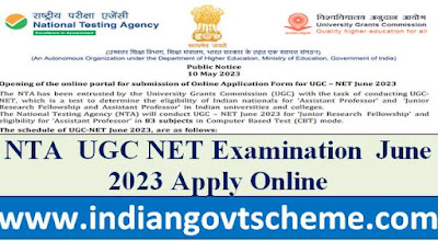 NTA UGC NET Examination June 2023