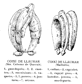 cuixí, llaurá, macho, yegua, llauradó