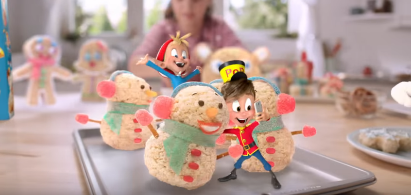 Snap Crackle and Pop "Pop To Life" in New Ad for Kellogg"s Rice Krispies via Leo Burnett Chicago