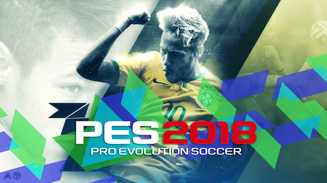 new neymar start screen pes 2018 with shape original pes 2018