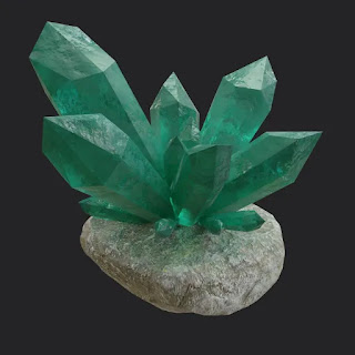 3D Green Quartz