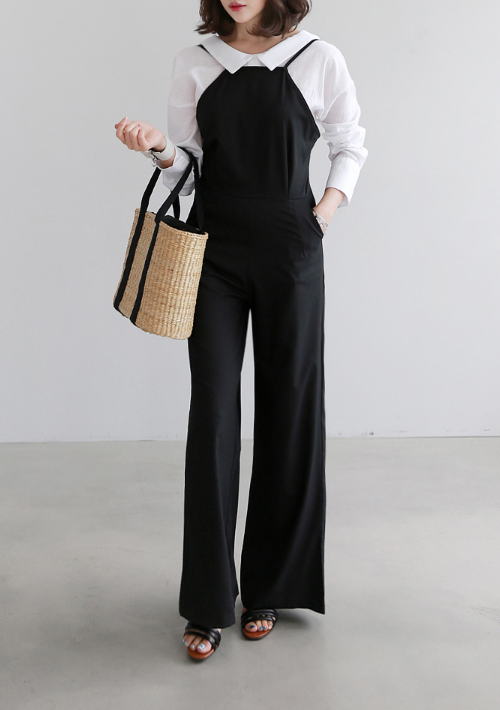 Black Halter Jumpsuit