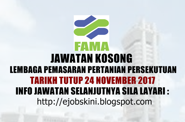 Jawatan Kosong FAMA