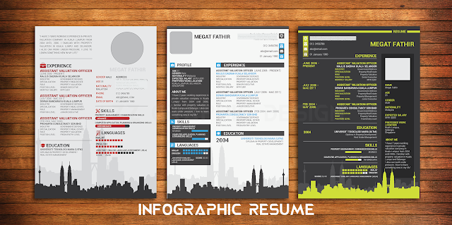 Infographic Resume Mockup