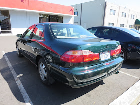 Honda Accord with customer's body repairs AFTER paint job at Almost Everything Auto Body