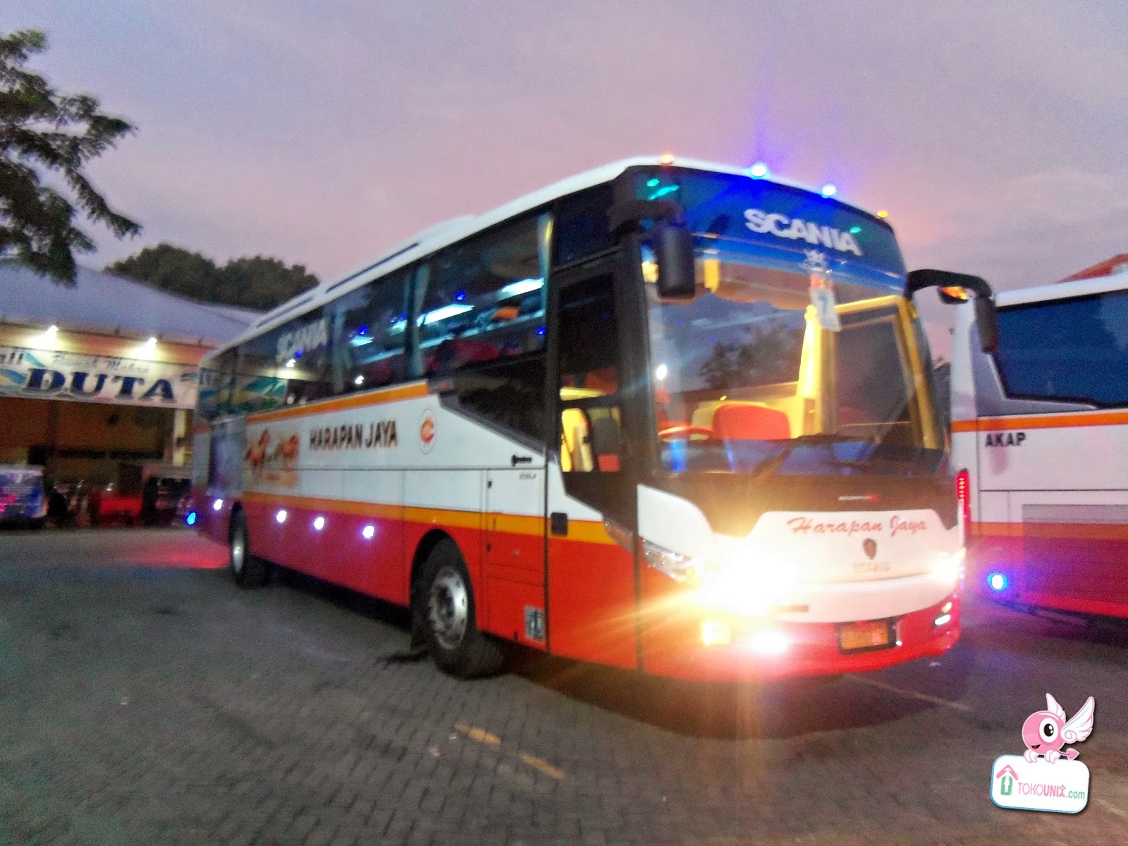 Road Test Bus Scania K360IB PO Harapan Jaya Dan United Tractor