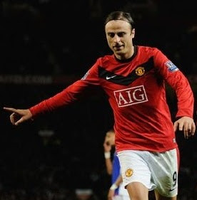 berbatov man united wallpaper, berbatov celebrates, dimitar berbatov wallpaper