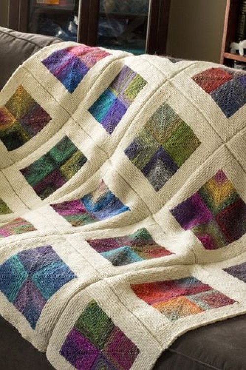 Mitered Square Blanket - Free Pattern 