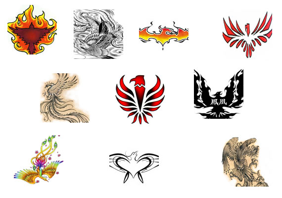 Phoenix Tattoos Design Pictures