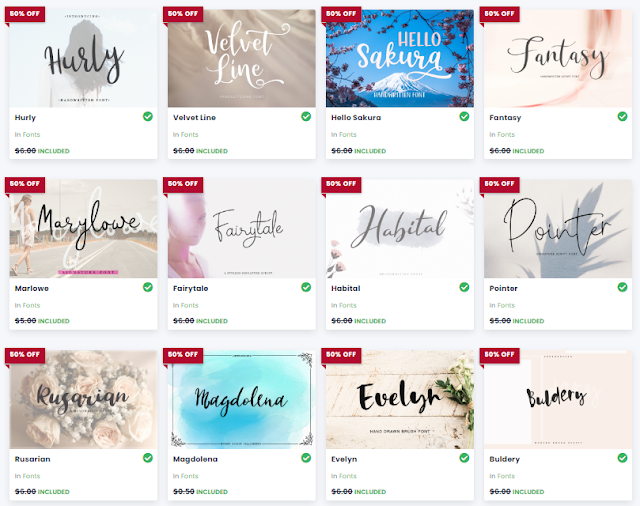 Free Handwritten Font Bundle