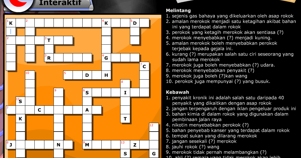 BERMULANYA DISINI: BAHAN-BAHAN KUIZ DADAH DAN ROKOK