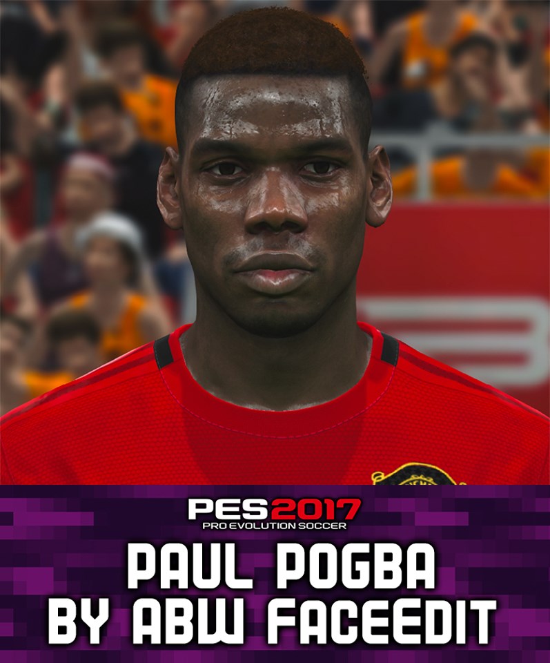 PES2017 Paul Pogba Face by ABW FaceEdit