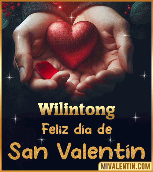 Gif de feliz día de San Valentin Wilintong