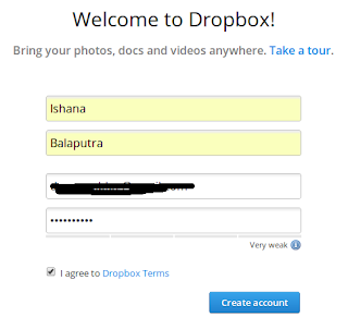 mendaftar dropbox