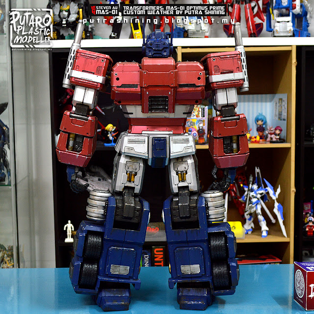 Hasbro Transformers : MAS-01 Optimus Prime 18'' Custom Weather by Putra Shining