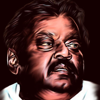 Digital art work of Actor Vijayakanth