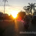 Sunrise from the east end Panglima Batur Street, Banjarbaru City - South Kalimantan