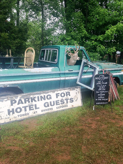  Vintage lockers, card catalogs, textiles and decor! This year's Lucketts spring market did not disappoint. - Littlehouseoffour.com