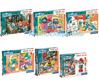 Concorso "Vinci i Puffi" : GRATIS 15 Box Clementoni con 6 tipologie di puzzle "The Smurfs"