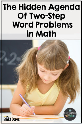 This is a pin for the article The Hidden Agenda of Two-Step Word Problems in Math.