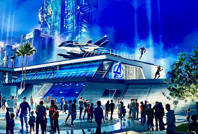 D23 Expo 2019 Marvel attractions, Disneyland Avengers Campus, Avengers E-ticket