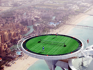 Burj Al Arab Luxury Hotel Tennis Courte