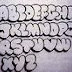 Graffiti Bubble Writing Alphabet A to Z