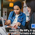 MP4to | converti file MP4 in qualsiasi altro formato e viceversa