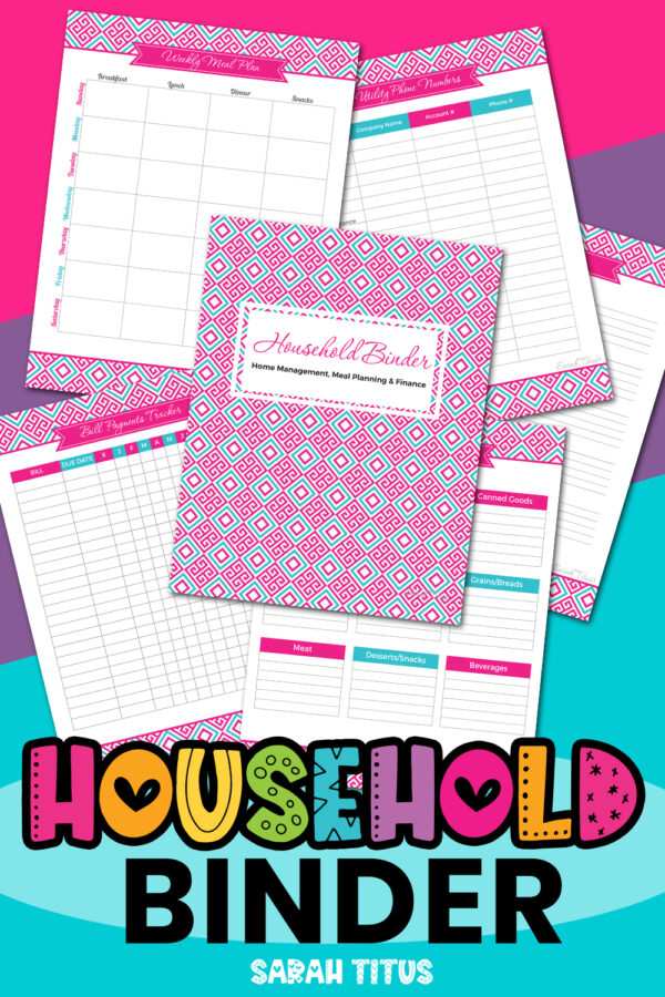 Printable Household Folder {150+ pages}