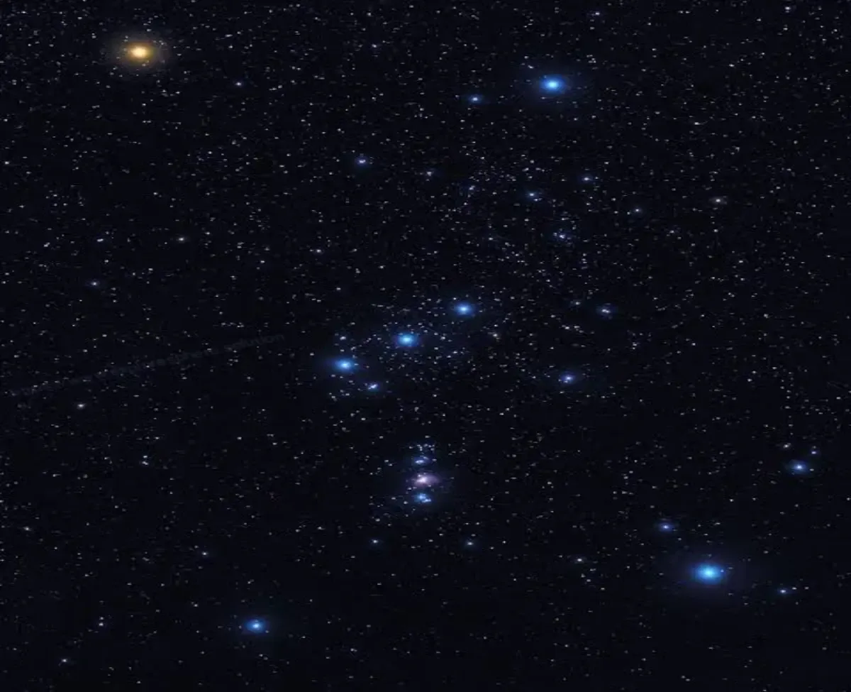 Orion Stars: Betelgeuse, Rigel, Bellatrix, Alnitak, Alnilam, Mintaka, Saiph, Meissa