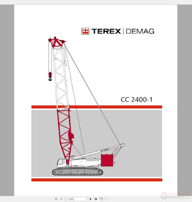 Terex Mobile & Crawler Crane Full Download DVD Workshop Manual