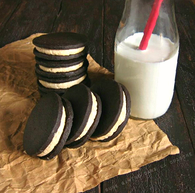 butterscotch chocolate sandwich cookies / une gamine dans la cuisine