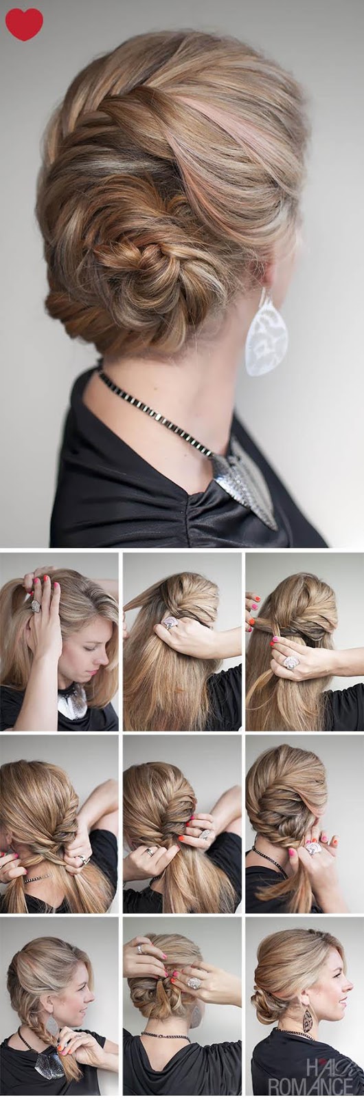 New Short Hair Styles How To Make French fishtail braid