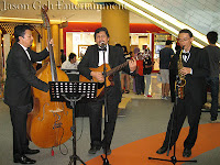 The Stroller Band performing at the event