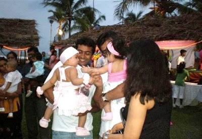 Diya's first birthday, daughter of Surya and Jyotika