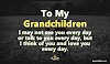 To my Grandchildren!