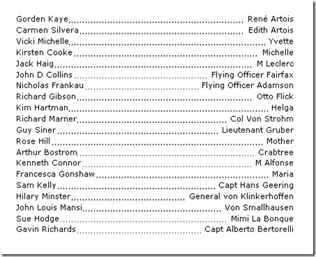 allo allo casting