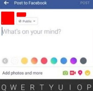 Cara Membuat Status Facebook Dengan Background Warna-Warni