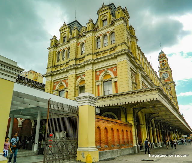 São Paulo: Estação da Luz e acesso ao Museu da Língua Portuguesa