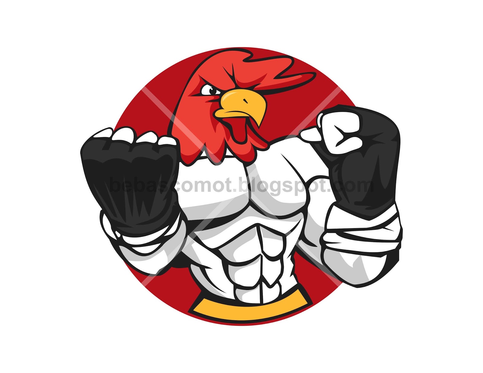 Logo Ayam Petarung Vector - Logo Keren